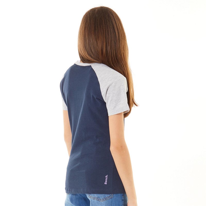 Bench Girls Trina T-Shirt Navy