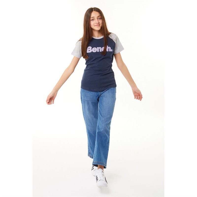 Bench Girls Trina T-Shirt Navy