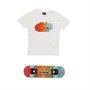 Bench Boys T-Shirt And Skateboard Set Brilliant White
