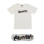 Bench Boys T-Shirt And Skateboard Set Brilliant White
