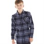 Bench Drenge Knight Check Flannel Langærmet shirts Flerfarvet Ternet