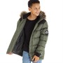 Bench Jongens Axel Gevoerd Parka Khaki
