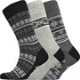 Bench Mens Jovy Three Pack Dress Socks Assorted
