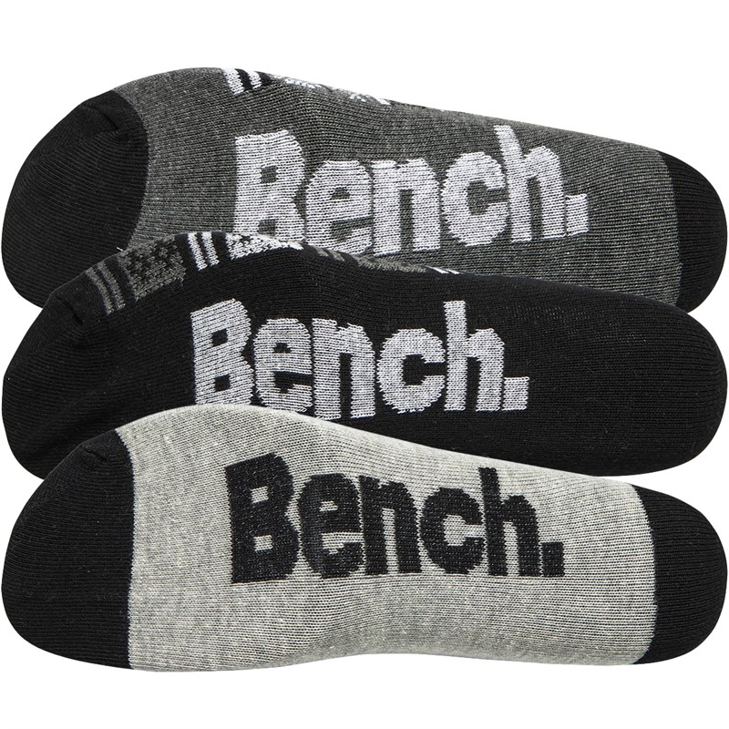 Bench Mens Jovy Three Pack Dress Socks Assorted