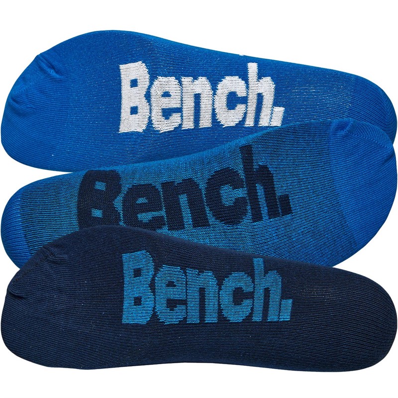 Bench Mens Varux Three Pack Dress Socks Assorted