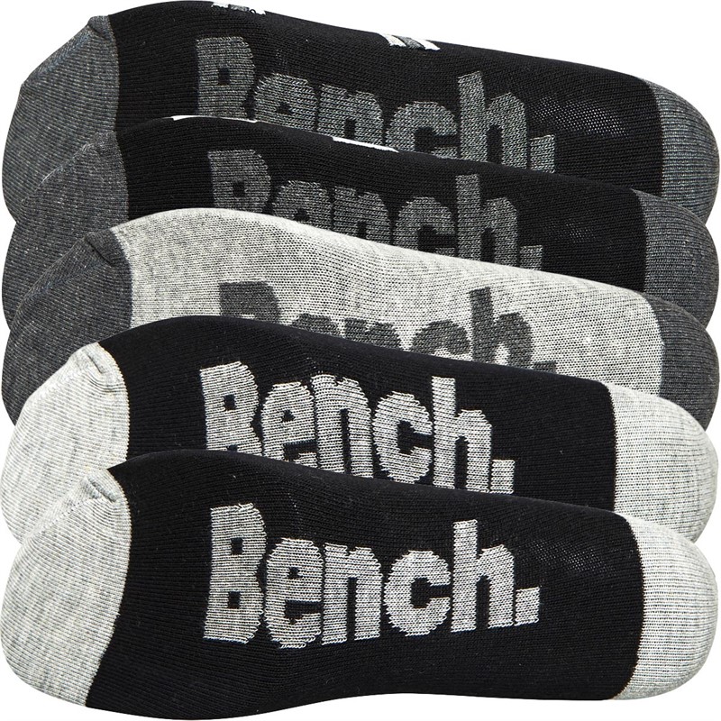 Bench Mens Nulver Five Pack Dress Socks Assorted