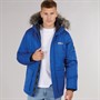 Bench Mens Koufax Padded Parka Cobalt Blue/Black