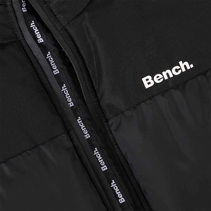 Bench Herren Marshy Weste Schwarz