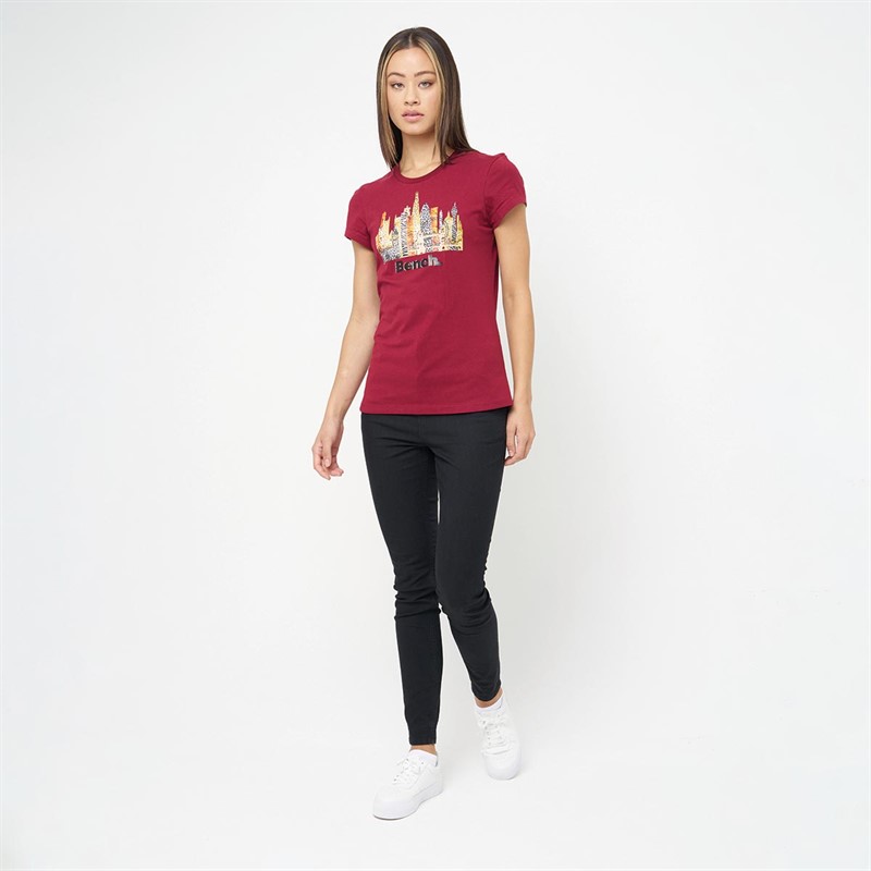 Bench Dame Phoebe Overdele Vasket Bordeaux