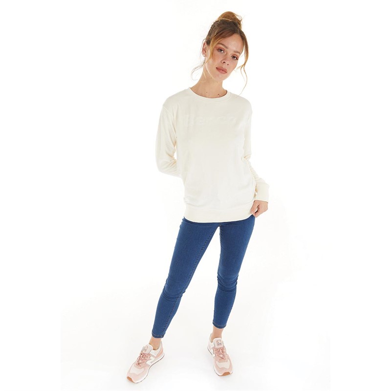 Bench Womens Mirabelle Sweatshirt Winter White