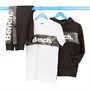 Bench Dreiteiliges Trainingsanzug und T-Shirt Set Junge Camulet Weiß/Schwarz
