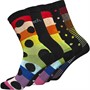 Bench Chaussettes Dorit Femme 5 paires Noir/Multicolore