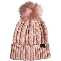 Bench Womens Ivanna Bobble Hat Dusty Pink