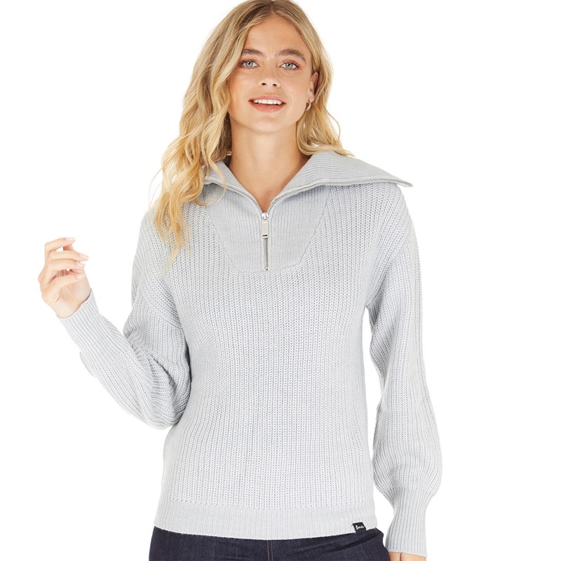 Buy Bench Womens Thurynn Knitwear Jumper Grey Marl