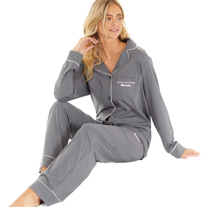 Damen Pyjama Angelika Bench Grau