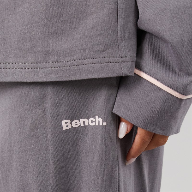 Bench Womens Angelika Pyjamas Charcoal