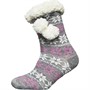 Bench Dames Abeeha Cosy Pantoffelsokken Grijs