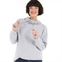 Bench Sweats à Capuche Veida Femme Gris Clair Chiné