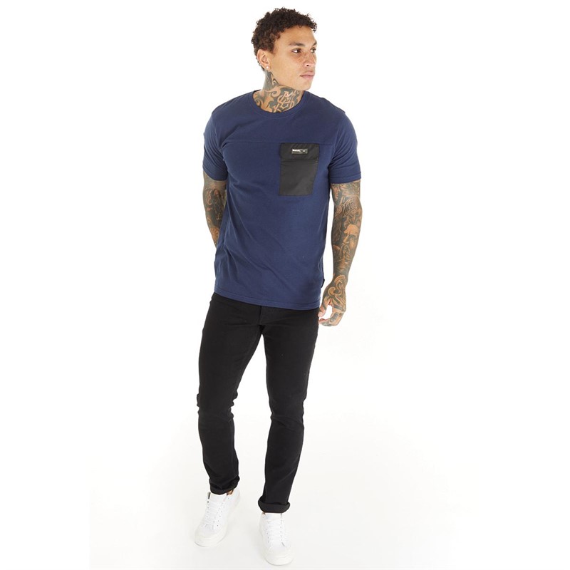 Bench Mens Rakim T-Shirt Navy