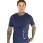 Bench T-Shirts Tumbia Homme Bleu Marine