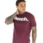 Bench Heren Leandro Spots T-shirts Bordeauxrood