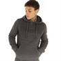 Bench Sweats à Capuche Skinner Spots Homme Anthracite Chiné