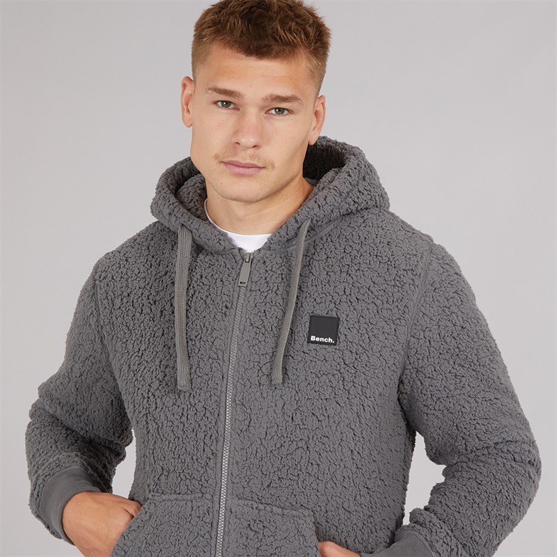 Bench Sweat à Capuche zippé Tommy homme, Gris anthracite