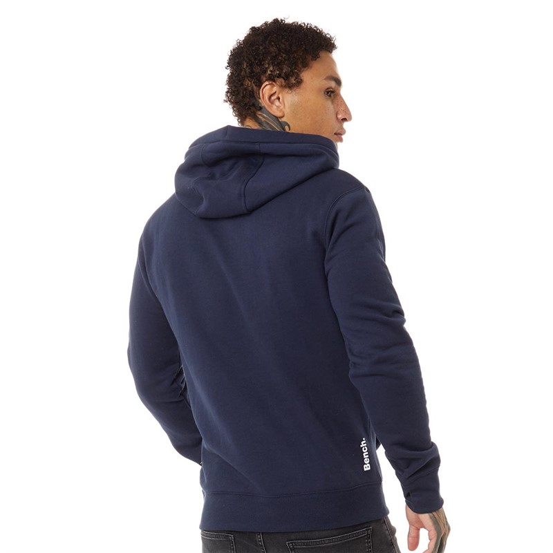 Bench Mens Broochy Hoodie Navy