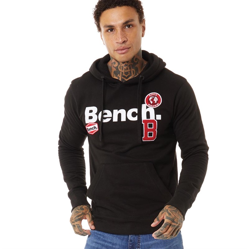 Bench Mens Broochy Hoodie Black