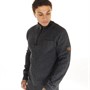 Bench Pullover zippé Homme Opush 1/4 Gris Chiné