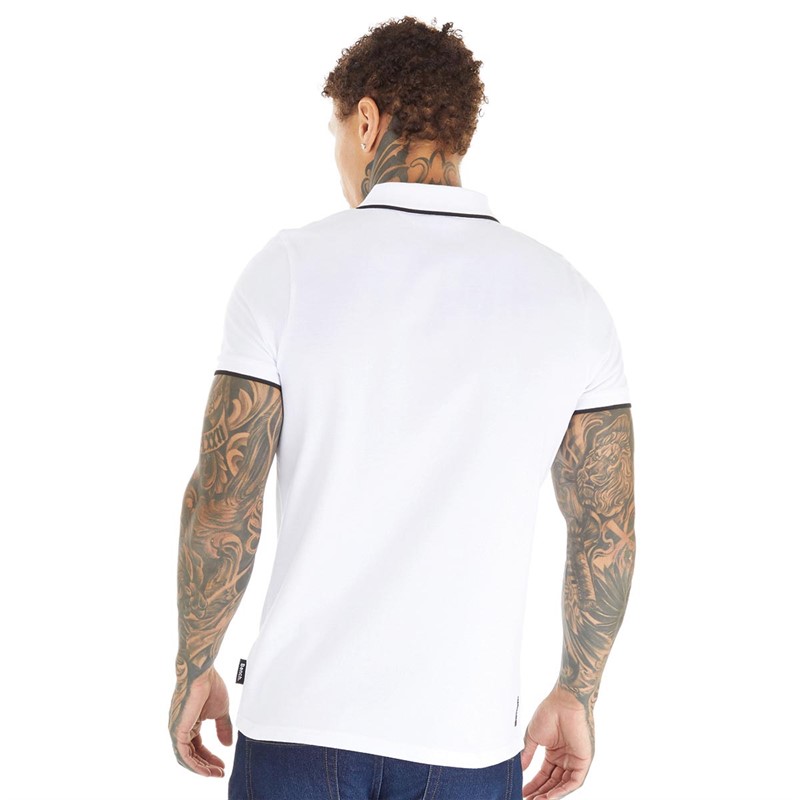 Bench Polo Homme Blanc Mata