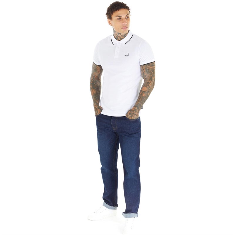 Bench Polo Homme Blanc Mata