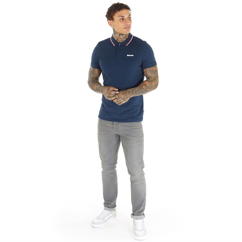 Bench Mens Gruff Polo Navy