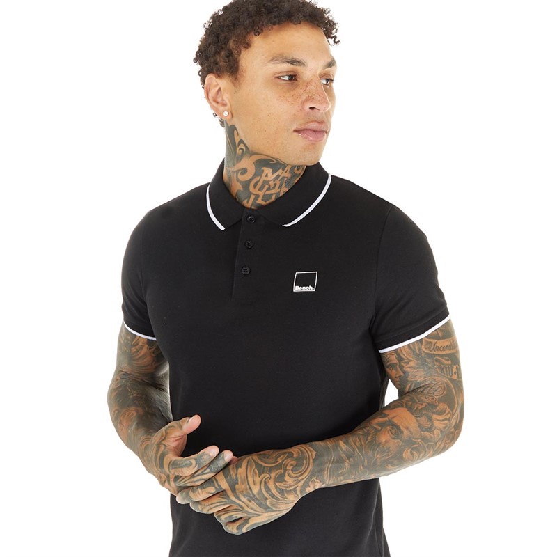 Bench Mens Mata Polo Black