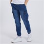 Bench Mens Goffey Slim Fit Jeans Mid Blue Wash