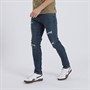 Bench Herren Relaxed Tapered Jeans Vintage Blau