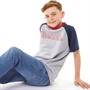Bench Boys Mellia T-Shirt Grey Marl