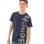 Bench Jongens Blurred T-shirts Marineblauw