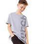 Bench Boys Blurred T-Shirt Grey Marl