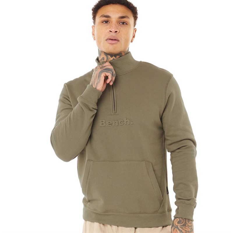 Bench Herre Zazin Sweatshirts Kakigrøn