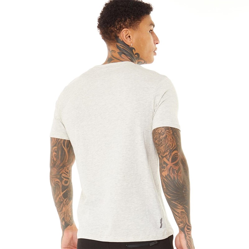 Bench T-Shirts Lewan Homme Ecru Chiné