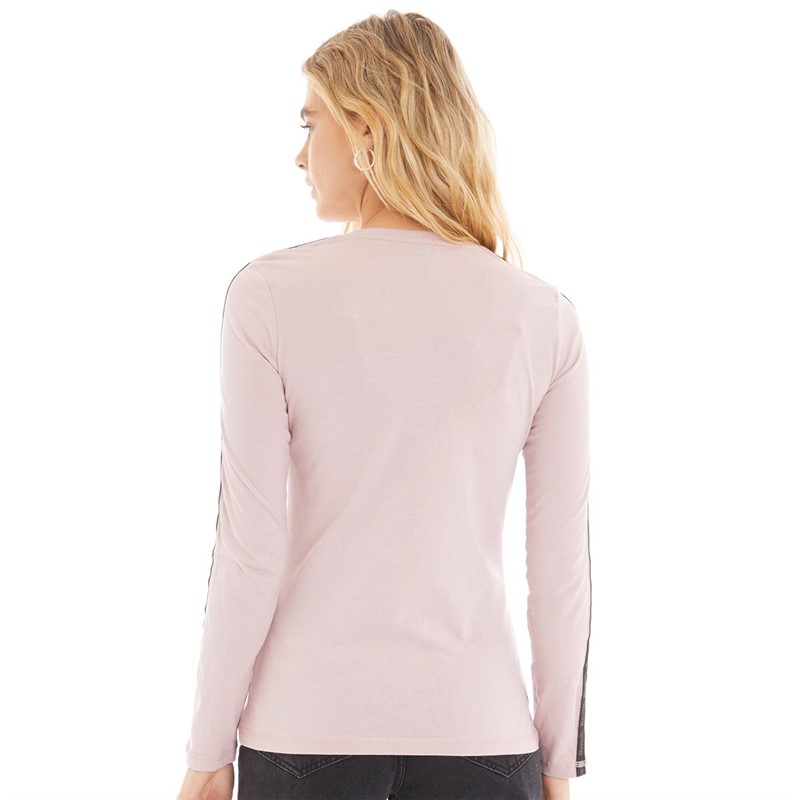 Bench Womens Arlene Long Sleeve Top Pink