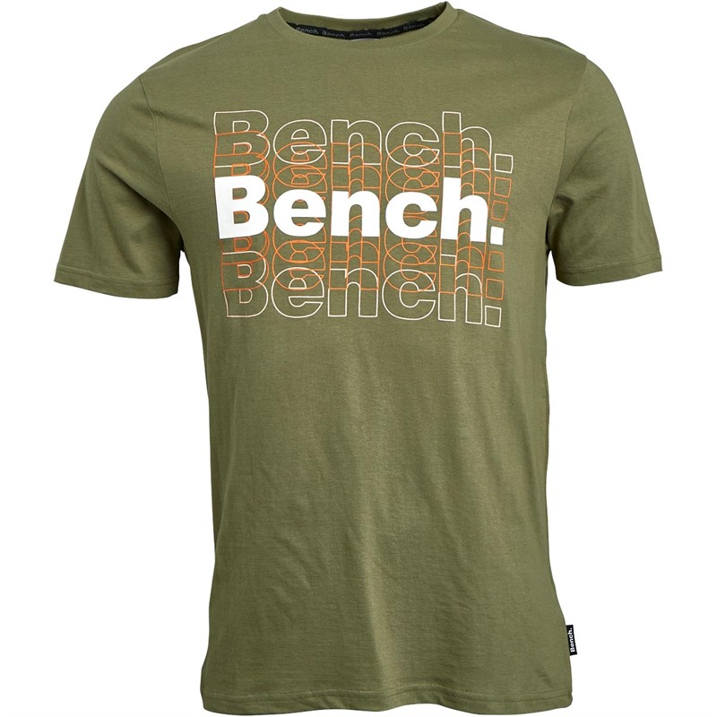 Bench Herre Benzino T-shirts Lys Khaki