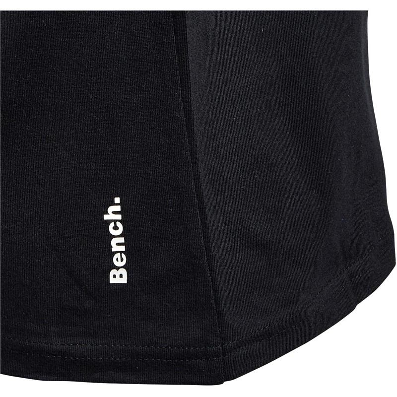 Bench Heren Thaniel T-shirts Zwart
