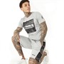 Bench Herre Sanlo T-shirt og shorts sæt Grå Melange