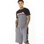 Bench Mens Maxelba T-Shirt And Shorts Set Steel Grey