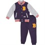 Bench Boys Varsity Baseball Jacket And Joggers Set Navy