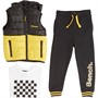 Bench Boys Gilet T-Shirt And Joggers Set Mustard