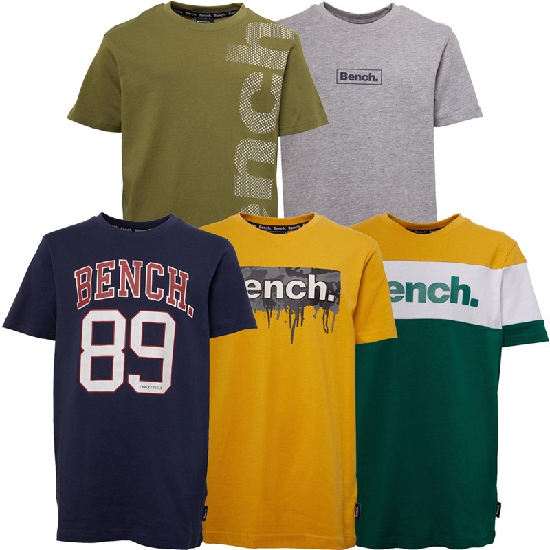 Bench Boys Blutter Five Pack T-Shirts Assorted