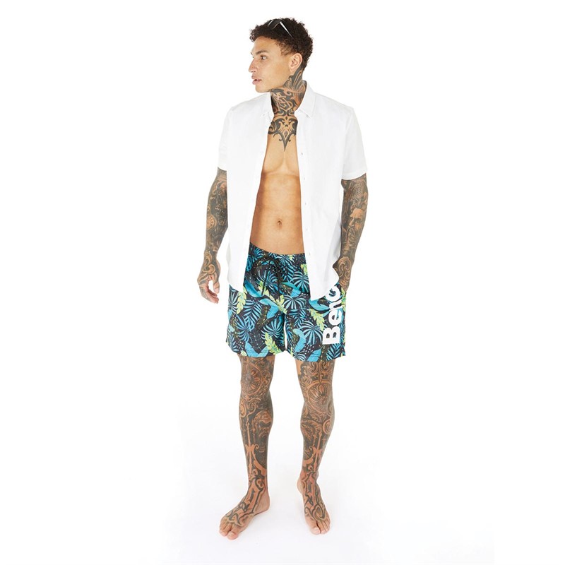 Bench Mens Paradise Swim Shorts Black